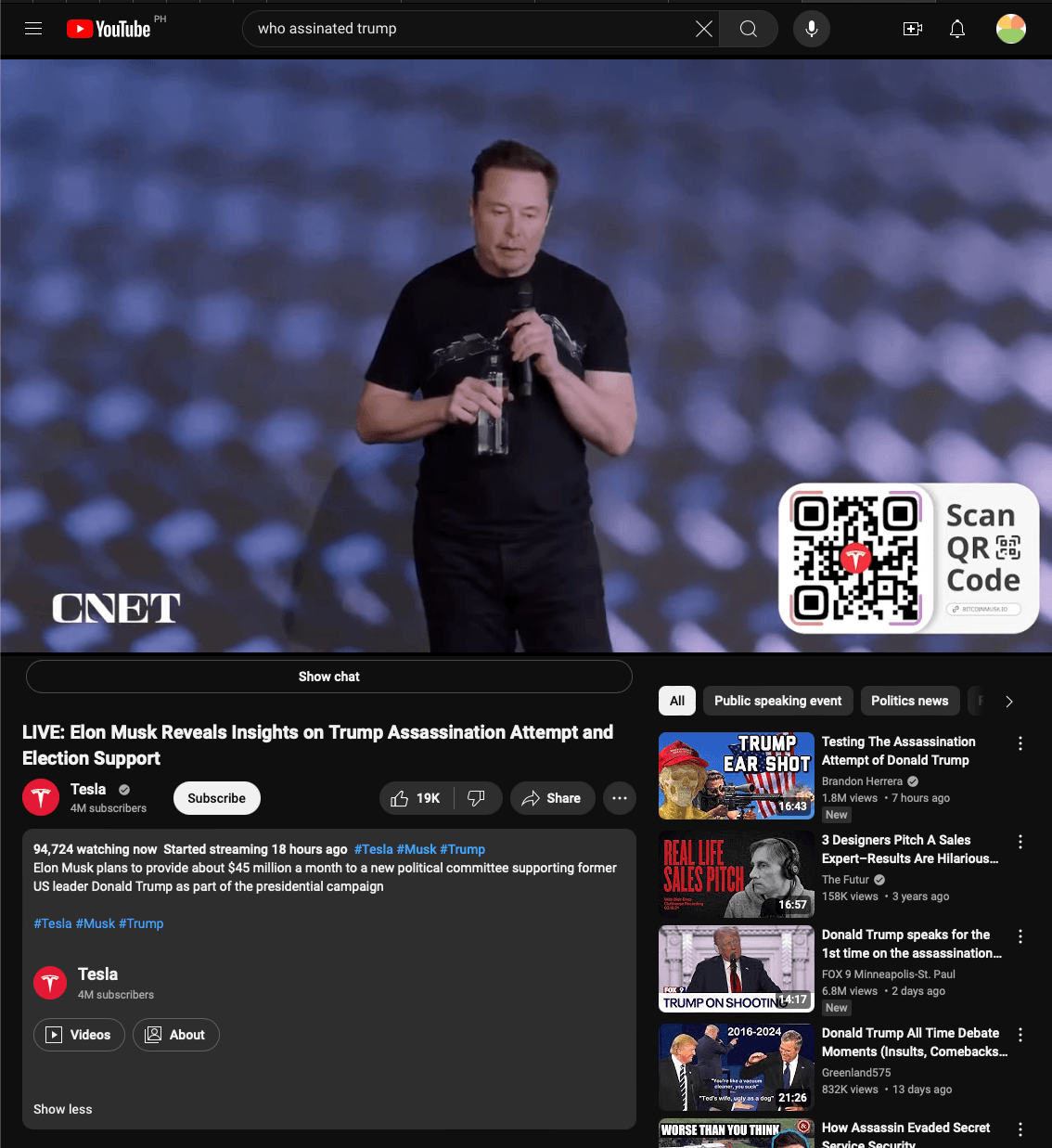 Tesla YouTube Channel Hacked: Unbelievable Deep Fake Livestream